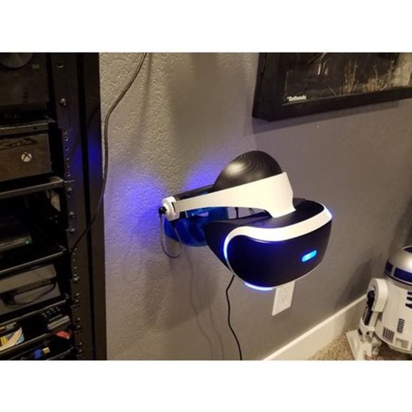 Sony PlayStation VR (PSVR) Headset Wall Mount PS4 Charging Station Organzier - Picture 4 of 8